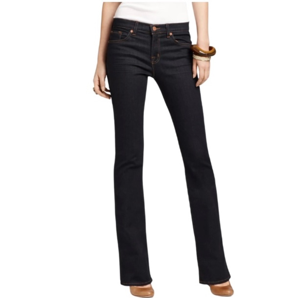 J Brand Low-Rise Bootcut Jeans